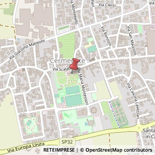 Mappa Via Scalabrini, 151, 22072 Cermenate, Como (Lombardia)