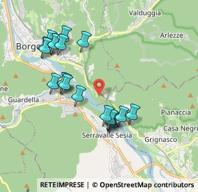 Mappa Reg. Fornacione, 13011 Borgosesia VC, Italia (1.8425)