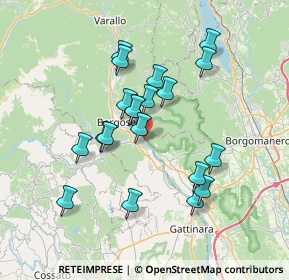 Mappa Reg. Fornacione, 13011 Borgosesia VC, Italia (6.356)