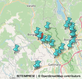 Mappa Reg. Fornacione, 13011 Borgosesia VC, Italia (8.3635)