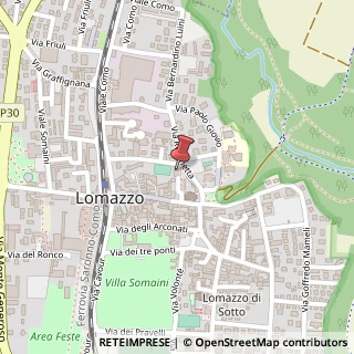 Mappa Via Brolo S. Vito, 4, 22074 Lomazzo, Como (Lombardia)
