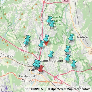 Mappa 21040 Oggiona con Santo Stefano VA, Italia (3.918)