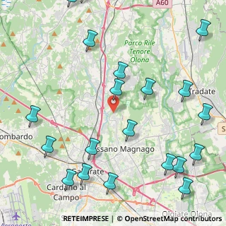 Mappa 21040 Oggiona con Santo Stefano VA, Italia (5.7625)