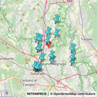 Mappa 21040 Oggiona con Santo Stefano VA, Italia (3.383)