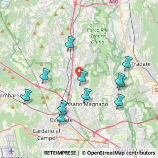 Mappa 21040 Oggiona con Santo Stefano VA, Italia (4.21)