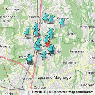 Mappa 21040 Oggiona con Santo Stefano VA, Italia (1.435)