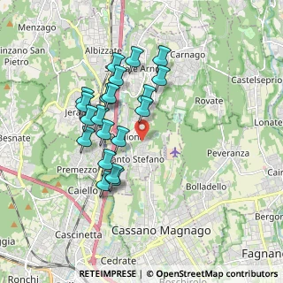 Mappa 21040 Oggiona con Santo Stefano VA, Italia (1.606)