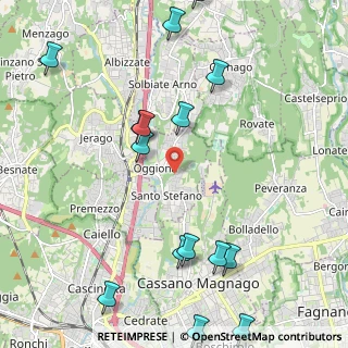 Mappa 21040 Oggiona con Santo Stefano VA, Italia (2.8025)