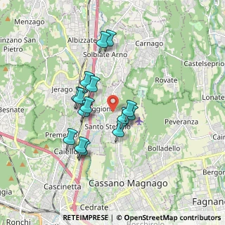 Mappa 21040 Oggiona con Santo Stefano VA, Italia (1.47467)