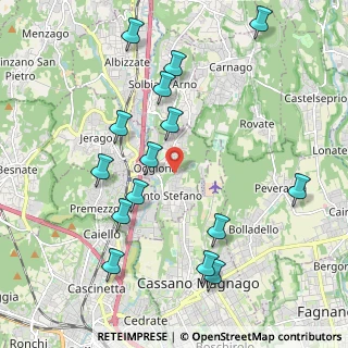 Mappa 21040 Oggiona con Santo Stefano VA, Italia (2.234)
