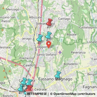 Mappa 21040 Oggiona con Santo Stefano VA, Italia (3.41182)