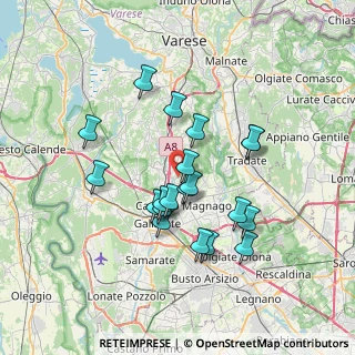 Mappa 21040 Oggiona con Santo Stefano VA, Italia (6.162)