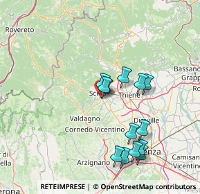 Mappa Via Pio X, 36015 Schio VI, Italia (14.20538)