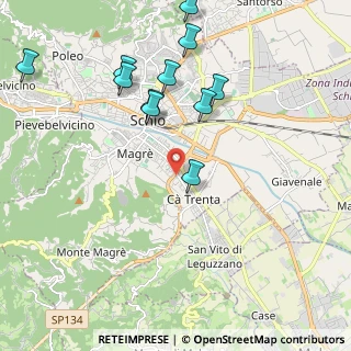 Mappa Via Papa Pio X, 36015 Schio VI, Italia (2.20818)