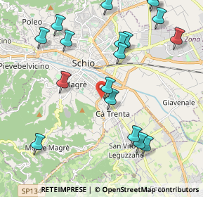 Mappa Via Pio X, 36015 Schio VI, Italia (2.42056)