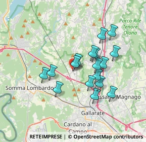Mappa 21010 Besnate VA, Italia (2.98353)