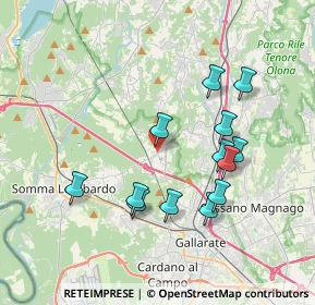 Mappa 21010 Besnate VA, Italia (3.52462)