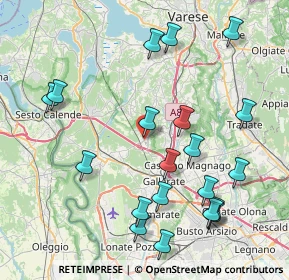 Mappa 21010 Besnate VA, Italia (9.0825)