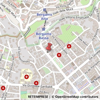 Mappa Viale Vittorio Emanuele II, 27, 24121 Bergamo, Bergamo (Lombardia)