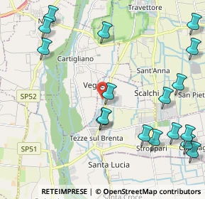 Mappa Via L. da Vinci, 36056 Tezze sul Brenta VI, Italia (2.71118)