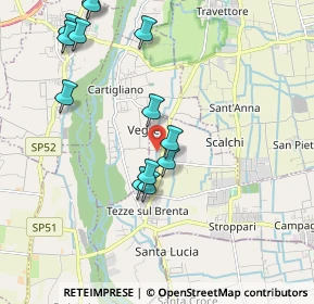 Mappa Via L. da Vinci, 36056 Tezze sul Brenta VI, Italia (2.12692)