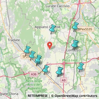 Mappa Via Vittorio Veneto, 22070 Lurago Marinone CO, Italia (4.34833)