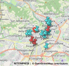 Mappa Via Bologna, 24128 Bergamo BG, Italia (1.30313)