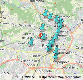 Mappa Via Bologna, 24128 Bergamo BG, Italia (1.49882)