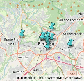 Mappa Via Bologna, 24128 Bergamo BG, Italia (2.10417)