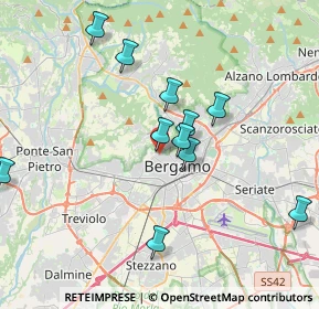 Mappa Via Bologna, 24128 Bergamo BG, Italia (3.60455)