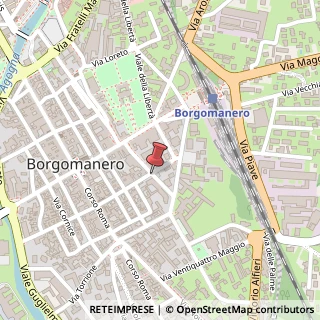 Mappa Via San Giovanni,  47, 28021 Borgomanero, Novara (Piemonte)