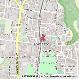 Mappa Piazza Stazione, 1, 22074 Lomazzo, Como (Lombardia)