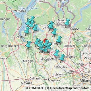 Mappa Via M. Perego, 21040 Carnago VA, Italia (11.72737)