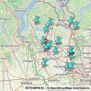 Mappa Via M. Perego, 21040 Carnago VA, Italia (14.67529)