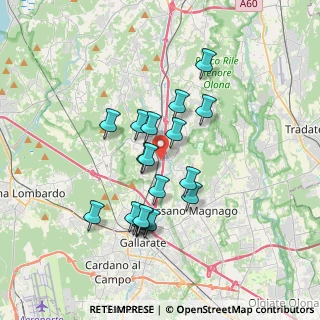 Mappa Via M. Perego, 21040 Carnago VA, Italia (3.06737)