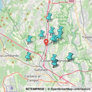Mappa Via M. Perego, 21040 Carnago VA, Italia (3.31214)