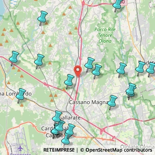 Mappa Via M. Perego, 21040 Carnago VA, Italia (5.88)