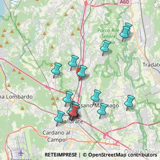 Mappa Via M. Perego, 21040 Carnago VA, Italia (4.05625)