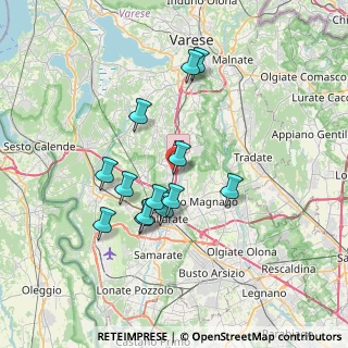 Mappa Via M. Perego, 21040 Carnago VA, Italia (6.30154)