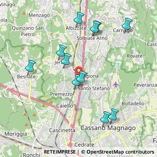 Mappa Via M. Perego, 21040 Carnago VA, Italia (2.355)