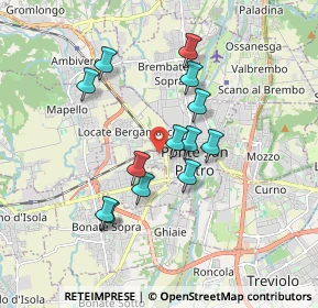 Mappa Via Piero Gobetti, 24036 Ponte San Pietro BG, Italia (1.51)
