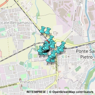 Mappa Via Piero Gobetti, 24036 Ponte San Pietro BG, Italia (0.2)