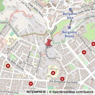 Mappa Via San Tomaso, 76-78, 24121 Bergamo, Bergamo (Lombardia)