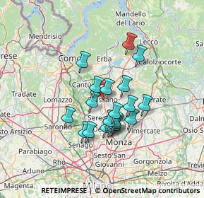 Mappa Via Savio Domenico, 20833 Giussano MB, Italia (10.4435)