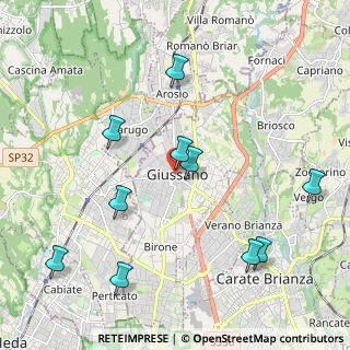 Mappa Via Savio Domenico, 20833 Giussano MB, Italia (2.46909)