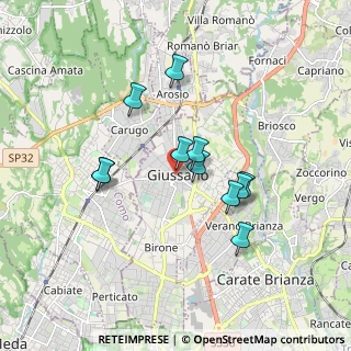 Mappa Via Savio Domenico, 20833 Giussano MB, Italia (1.46273)