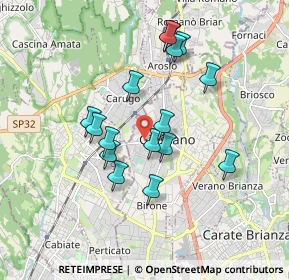 Mappa Via Ugo la Malfa, 20833 Giussano MB, Italia (1.57313)