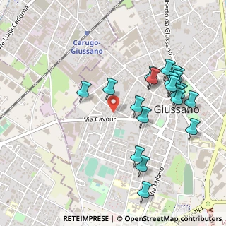 Mappa Via Ugo la Malfa, 20833 Giussano MB, Italia (0.529)