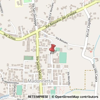 Mappa Via Generale A.dalla Chiesa, 45, 36030 Sarcedo, Vicenza (Veneto)