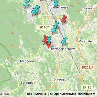 Mappa Via Don Luigi Godio, 28021 Borgomanero NO, Italia (2.45167)